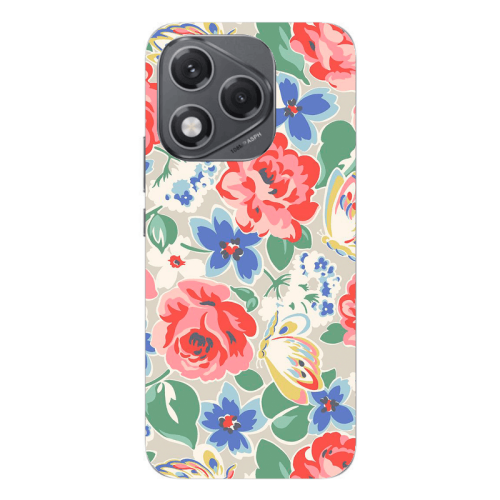 Honor 400 Lite Lady roses Transparent Silicone TPU Θήκη